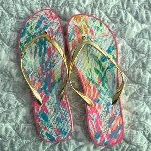 Lilly Pulitzer pool flip flop